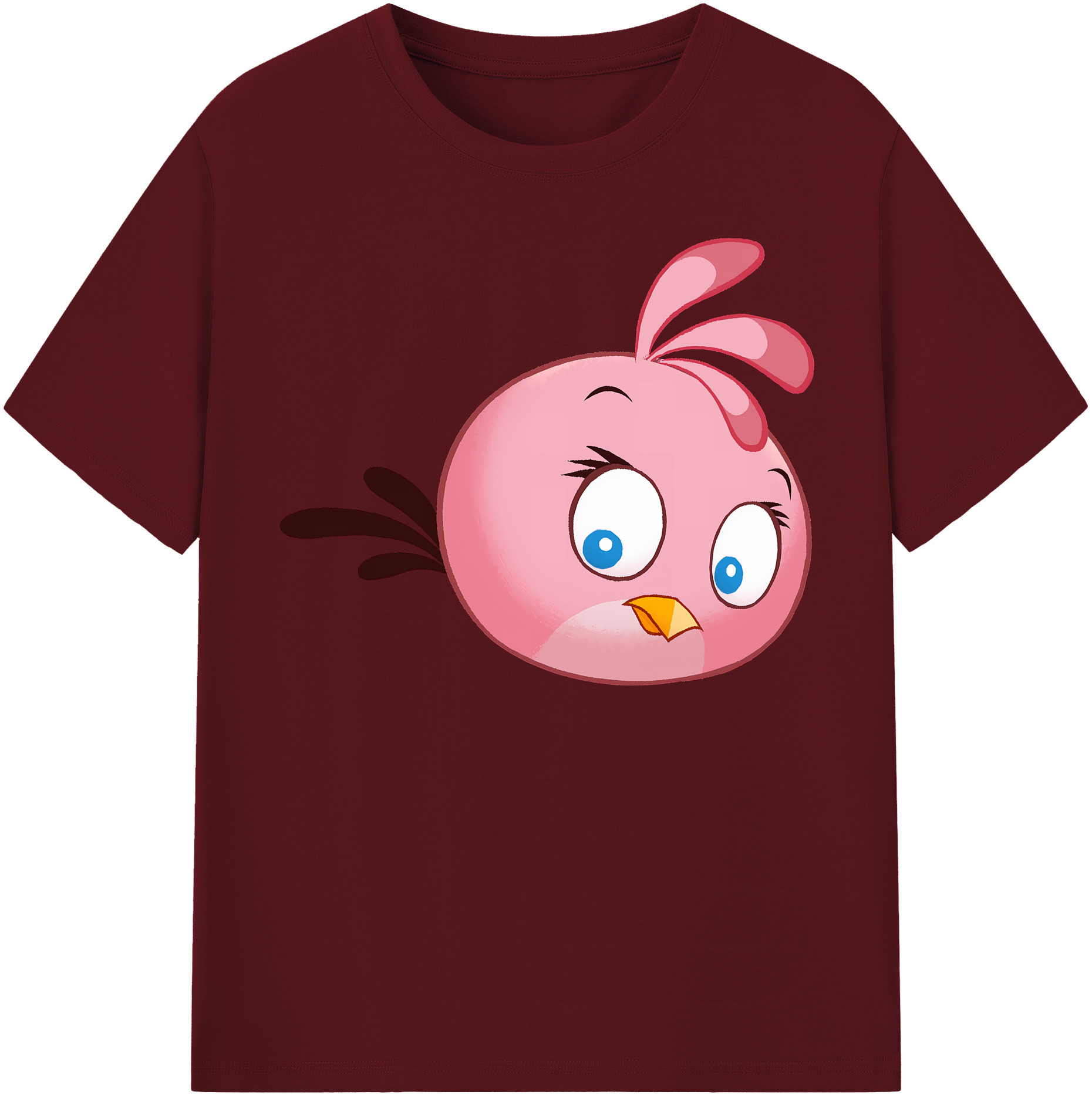 （画像用） Angry Birds アングリーバード 綿100％半袖Tシャツ（フロントプリント）